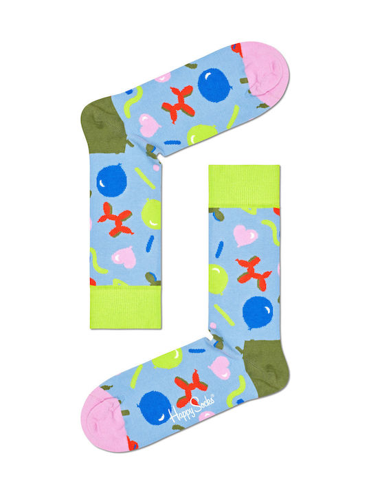 Happy Socks Happy Birthday Gemusterte Socken Blau 2Pack