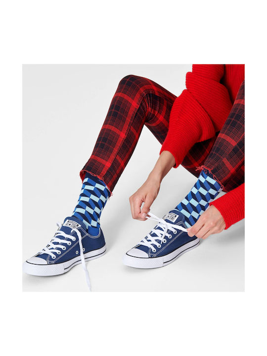 Happy Socks Filled Optic Ανδρικές Κάλτσες με Σχέδια Πολύχρωμες