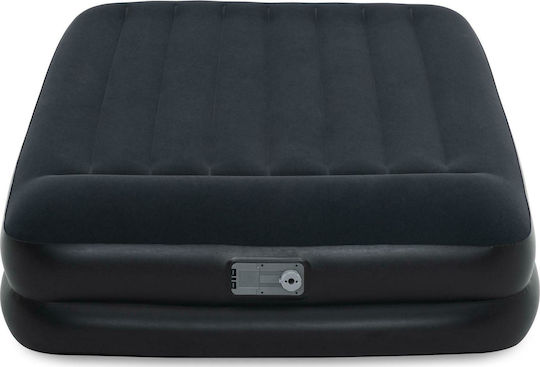 Bestway Double Inflatable Sleeping Mattress with Integrated Electric Pump 203x152x46cm Blue