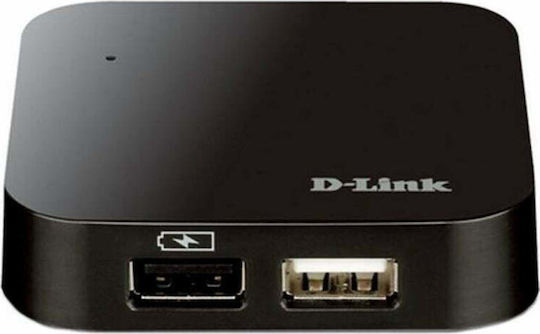 D-Link DUB-H4 Hub 4 Θυρών USB 2.0 με σύνδεση USB-A