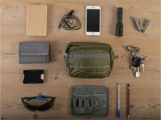 Pentagon Runner Military Pouch Waist made of Polyester Multicam Multicam 0.94lt
