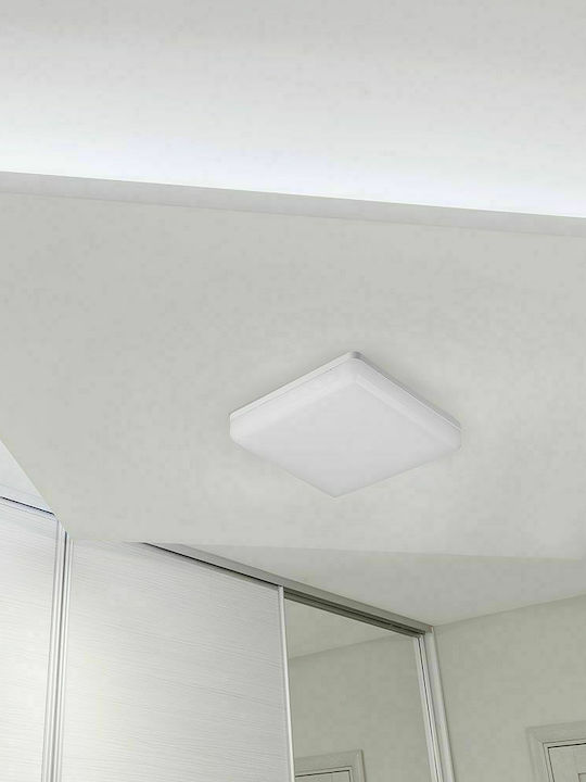 V-TAC Квадрат На открито LED Панел 15W с Студено бяло Светлина 6500К 20x20см.