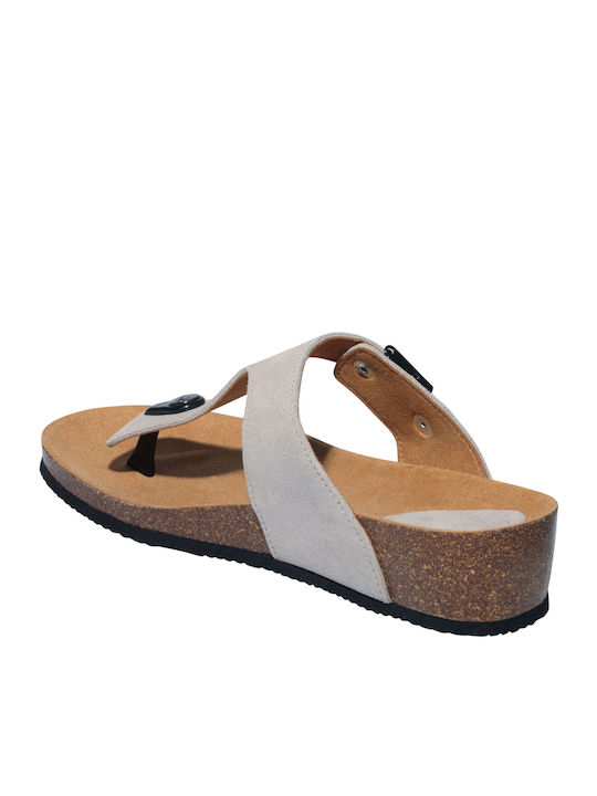Gandia 2.0 - Bioprint Women's Flat Sandals Anatomic in Gray Color