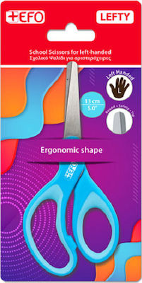 Westcott Children's Scissors for Crafts Left-Handers 13cm with Metallic Blade Blue