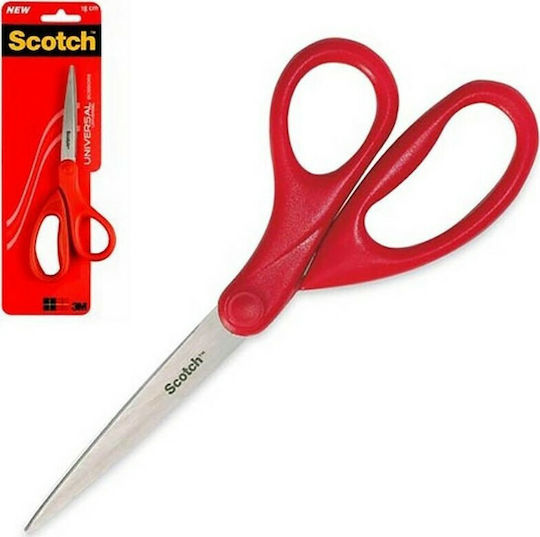 Scotch Universal Ψαλίδι Χειροτεχνίας 18εκ. με Μεταλλική Λεπίδα Κόκκινο 1τμχ