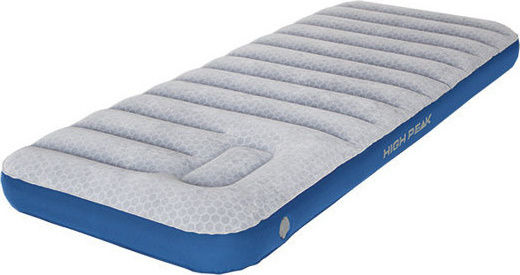 High Peak Inflatable Camping Air Mattress King Size with Integrated Cross-Beam Pump Extra Long 210x185x20 cm
