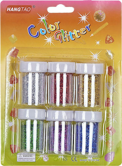 XMASfest Multicolour Glitter Gold Dust 10gr Set 6pcs