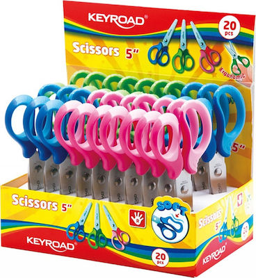 Keyroad Children's Scissors for Crafts 13cm with Metallic Blade