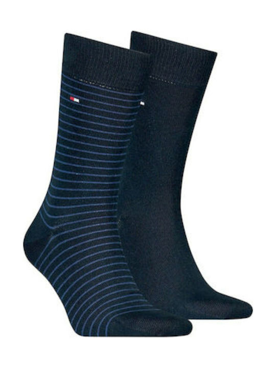 Tommy Hilfiger Men's Plain Socks Blue 2 Pack