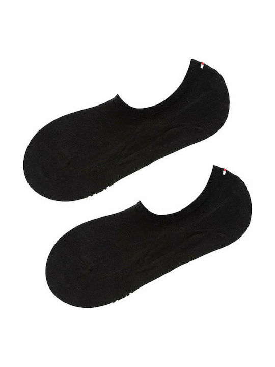 Tommy Hilfiger Men's Solid Color Socks Black 2Pack