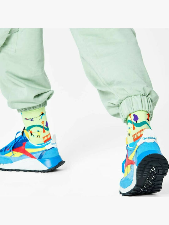 Happy Socks Walk In The Park Patterned Socks Green