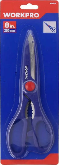 WorkPro Ножица Crafts 20бр с Метал Острие Черен W015014