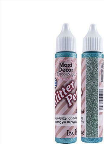 Maxi Decor Blue Glitter Pen 28ml