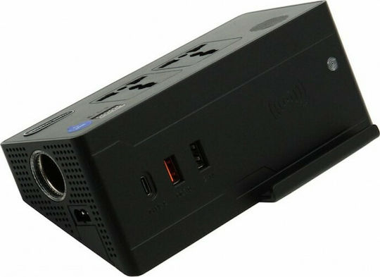 Andowl KL-8118 Φορτιστής Αυτοκινήτου 2.4A με Θύρες: 2xUSB 1xType-C Μαύρο Χρώμα