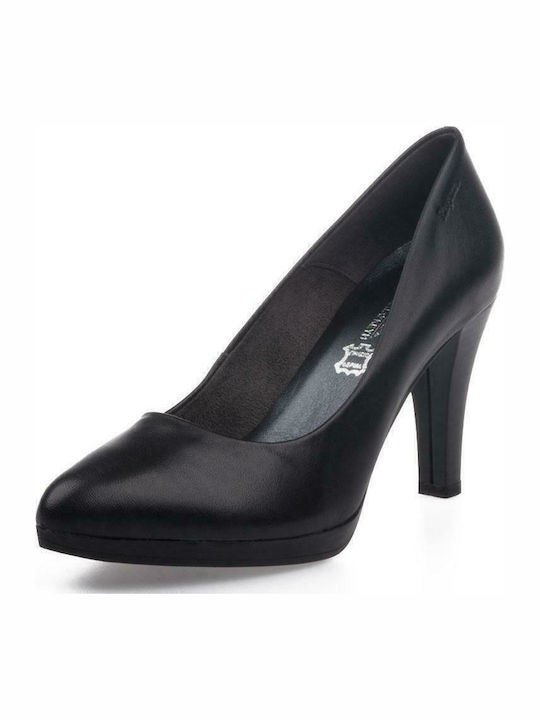 Anatomic Leather Black High Heels
