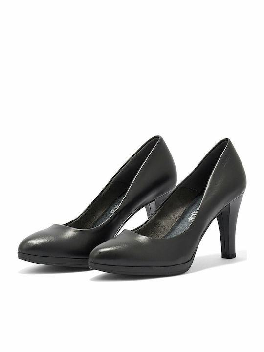 Anatomic Leather Black High Heels