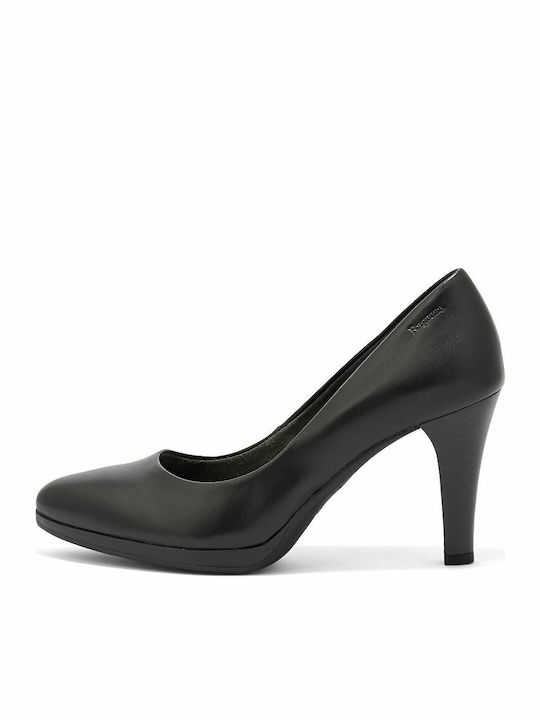 Anatomic Leather Black High Heels