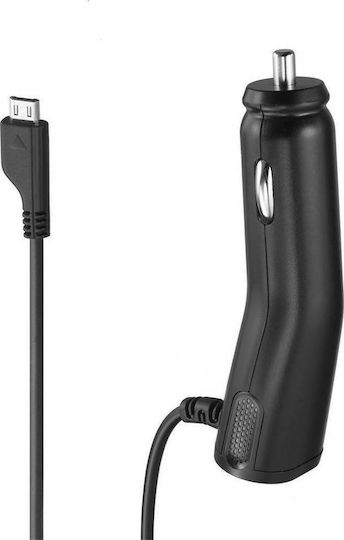 Samsung Φορτιστής Αυτοκινήτου 3.5W 0.7A μαζί με Καλώδιο Micro-USB / Ενσωματωμένο Μαύρος