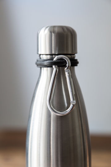 Chilly's Carabiner Γάντζος για Θερμός από Ατσάλι Μαύρο