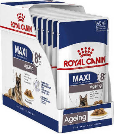 Royal Canin Maxi Wet Food for Senior Dogs in Pouches with Meat 140gr 1713002