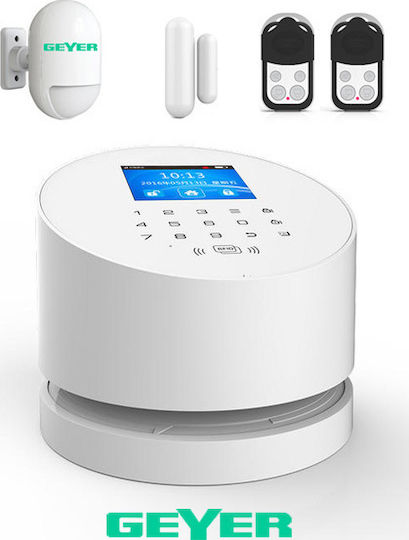 Geyer GSC-W2 Alarm System with Motion Detector , Door Sensor , 2 Remotes and Hub (Wi-Fi)
