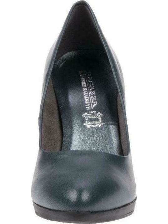 Anatomic Leather Navy Blue High Heels