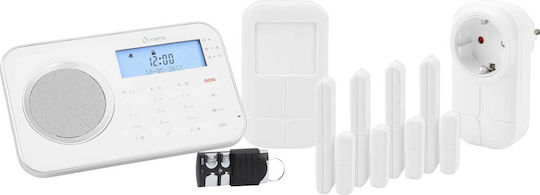 Olympia Prohome 8762 WLAN/GSM Ασύρματο Σύστημα Συναγερμού με Ανιχνευτή Κίνησης , 4 Αισθητήρες Πόρτας , Τηλεχειριστήριο , Κέντρο και Πληκτρολόγιο (Wi-Fi / GSM)