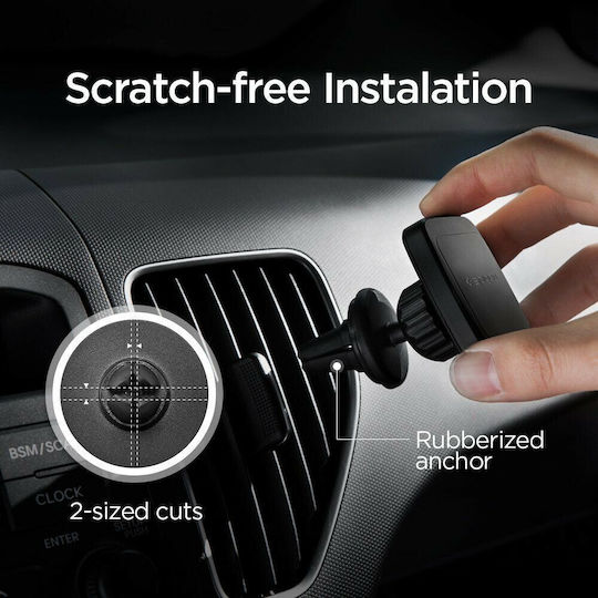 Spigen Kuel H12 Hexa-Core Car Mobile Mount with Magnet Black