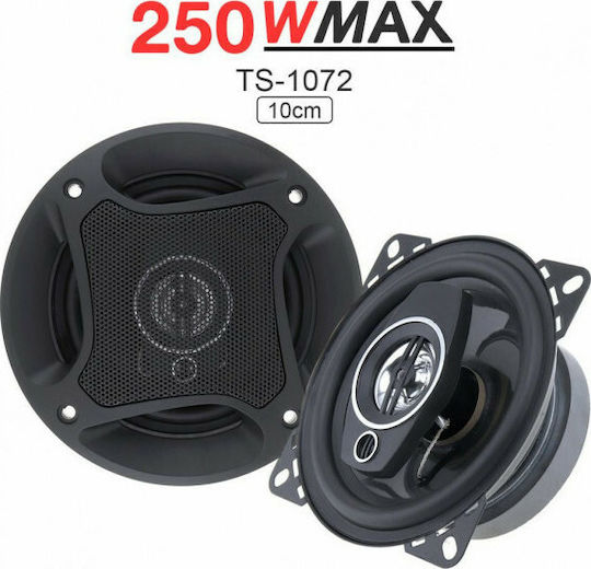 Pcinener TS-1072 Σετ Ηχεία Αυτοκινήτου 4" με 30W RMS (2 Δρόμων)