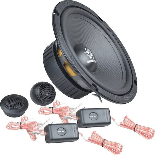 Ground Zero Σετ Ηχεία Αυτοκινήτου Διαιρούμενα 6.5" με 100W RMS (2 Δρόμων)