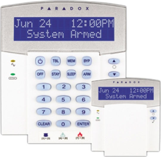 Paradox Security Access-Control Keypad with Screen White K32LCD+