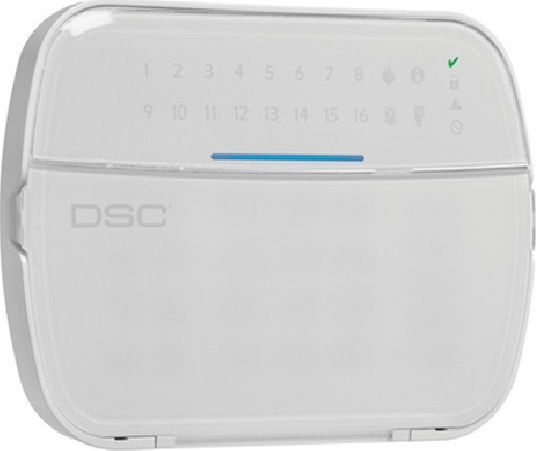 DSC HS2LEDE1 Πληκτρολόγιο Συναγερμού σε Λευκό Χρώμα