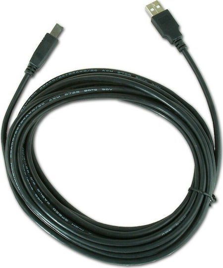 Cablexpert USB 2.0 Cablu USB-A - USB-B Negru 4.5m CCP-USB2-AMBM-15