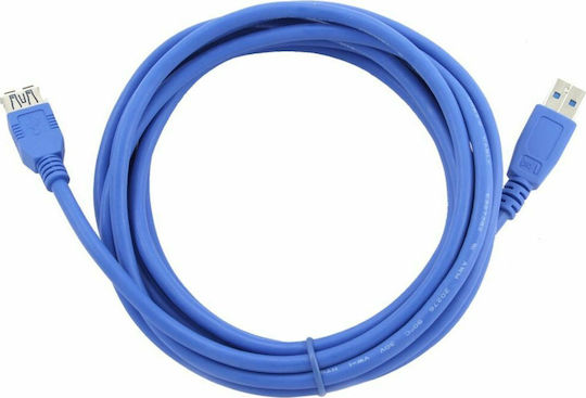 Cablexpert 3m USB 3.0 Cable A-Male to A-Female Blue (CCP-USB3-AMAF-10)