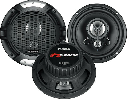 Renegade Car Audio RX 830 Σετ Ηχεία Αυτοκινήτου 8" με 150W RMS (2 Δρόμων)