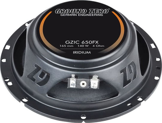 Ground Zero Комплект Автомобилни Високоговорители Сплит-системи 6.5" с 100W RMS (2 път)