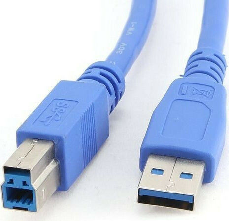 Cablexpert 0.5m USB 3.0 Cable A-Male to B-Male Blue (CCP-USB3-AMBM-0.5M)
