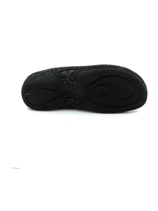 Lauren Anatomical Leather Women's Slippers Gray