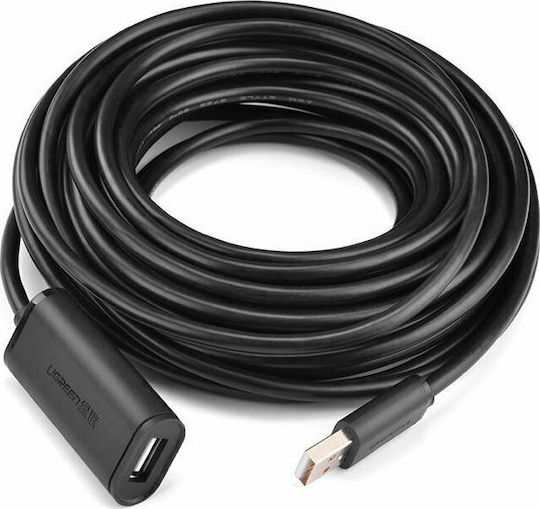 Ugreen USB 2.0 Kabel USB-A-Buchse - USB-A-Stecker Schwarz 20m 10324