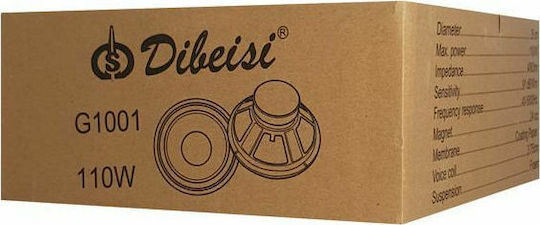 Dibeisi Auto-Lautsprecher G1001-4 10" mit 55W RMS (Tieftöner)