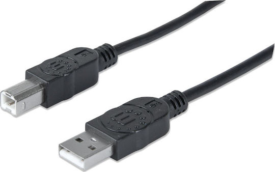 Manhattan USB 2.0 Cable USB-A Male - USB-B Male 1.8m (333368)