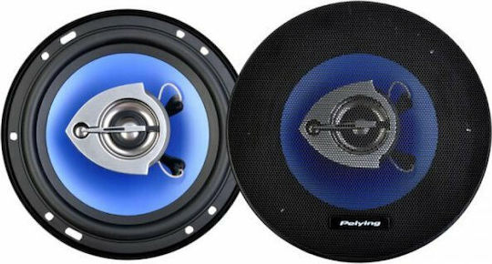 Peiying Set Auto-Lautsprecher PY-AQ603C 6" mit 60W RMS (3 Weg)