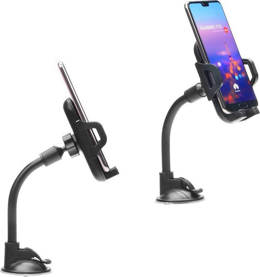 Forcell Bracket Holder Поставка за Мобилен Телефон за Кола с регулируеми куки Черна