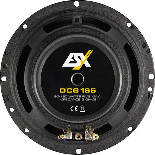 Esx DCS 165 Σετ Ηχεία Αυτοκινήτου Διαιρούμενα 6.5" με 90W RMS (2 Δρόμων)