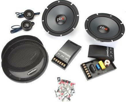 PowerBass Σετ Ηχεία Αυτοκινήτου Διαιρούμενα 6.5" με 75W RMS (2 Δρόμων)