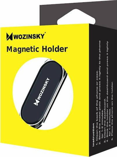Wozinsky WMH-06 Car Mobile Mount with Magnet Silver
