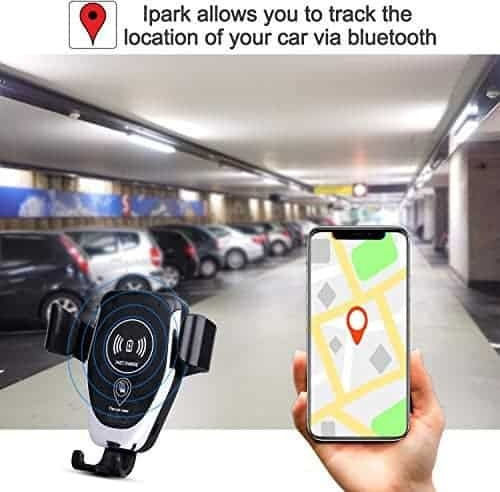 Energenie Smartphone Holder Car Mobile & Tablet Mount 4" - 6.5" with Adjustable Hooks Black