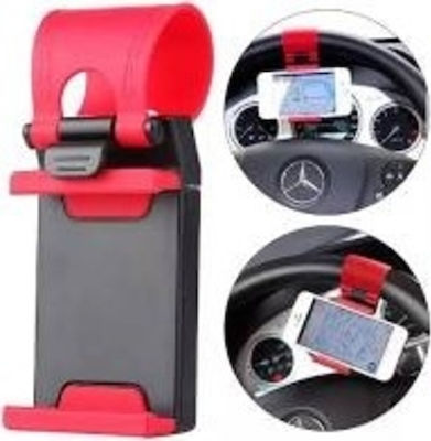 Mobile Phone Holder Car with Adjustable Hooks Red