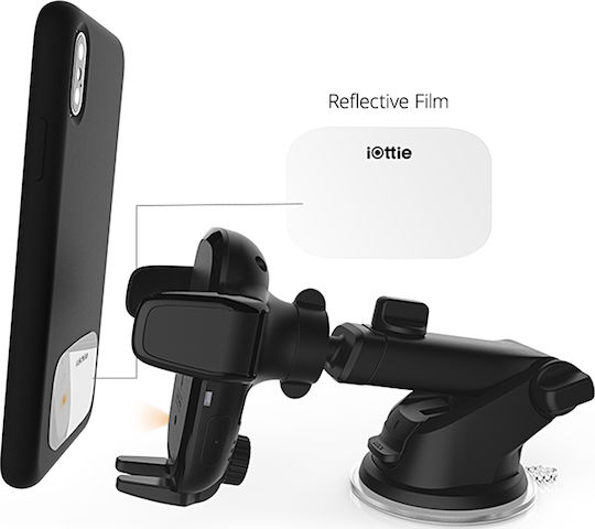 iOttie Βάση Κινητού Αυτοκινήτου Auto Sense Wireless με Ρυθμιζόμενα Άγκιστρα και Ασύρματη Φόρτιση