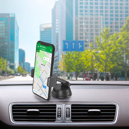 Celly Car Mobile Mount with Adjustable Hooks Black